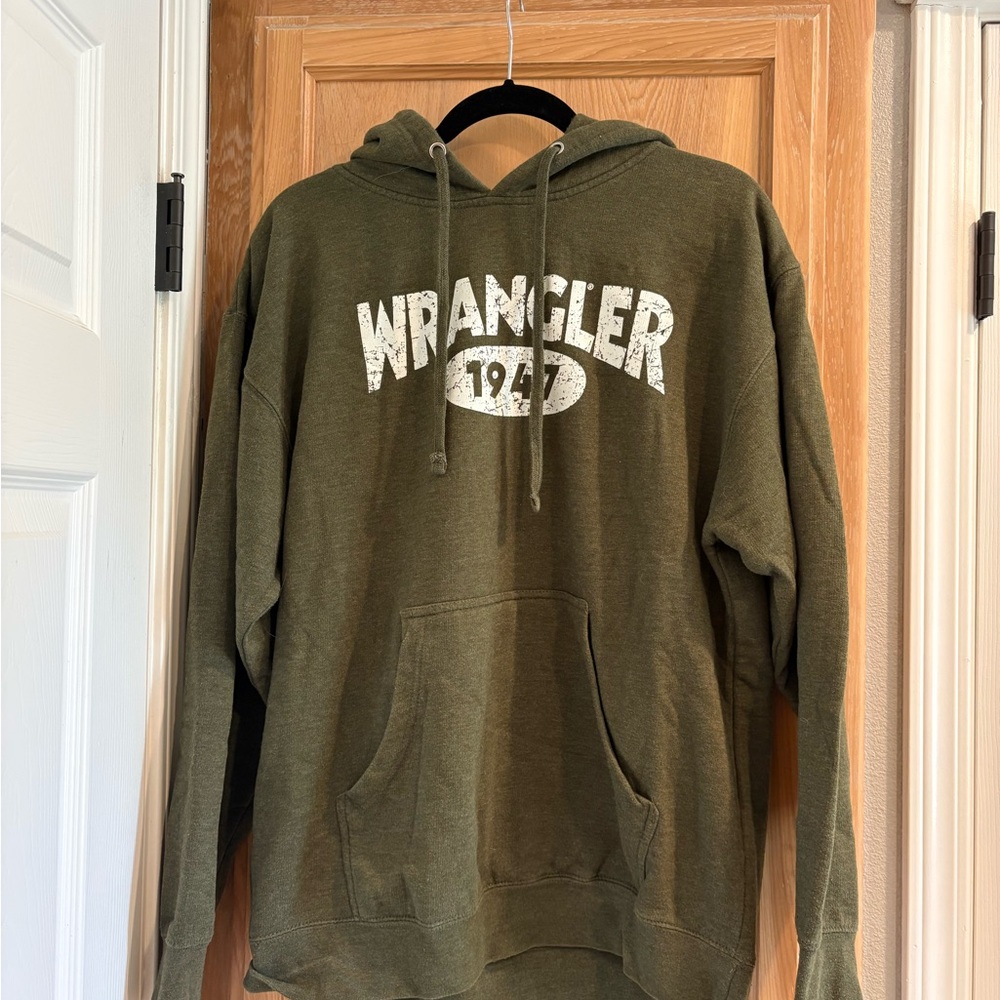 Wrangler Men's Olive Hoodie